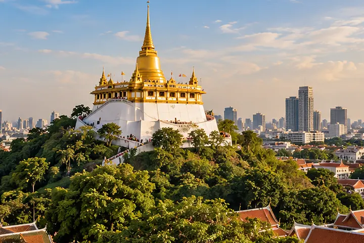 Golden Mount (Wat Saket) · มุมรายละเอียด