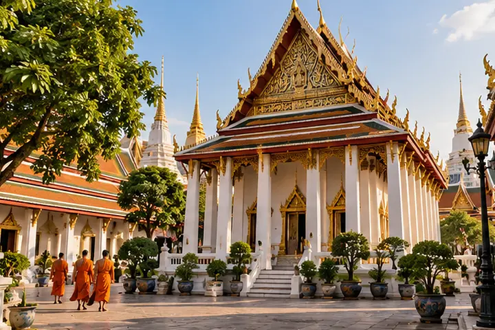 Wat Bowonniwet · tampilan detail
