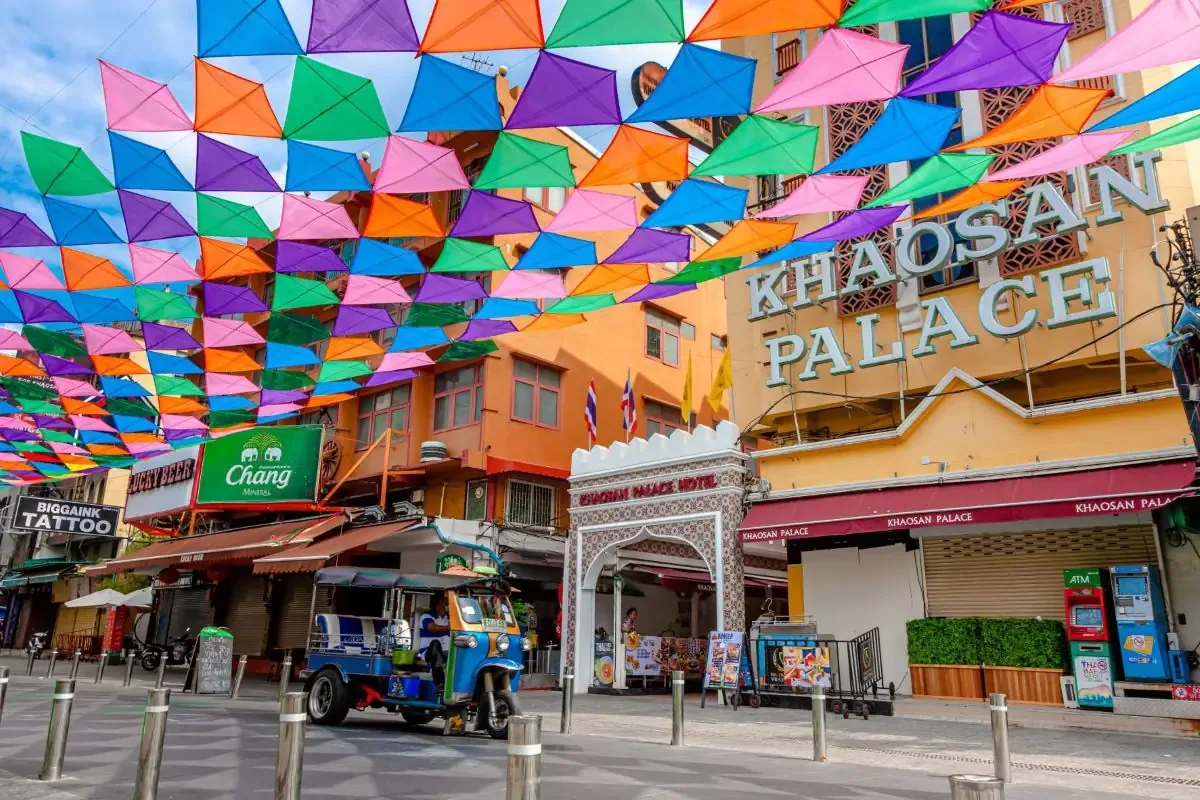 Khaosan Road Bangkok near Khaosan Palace Hotel