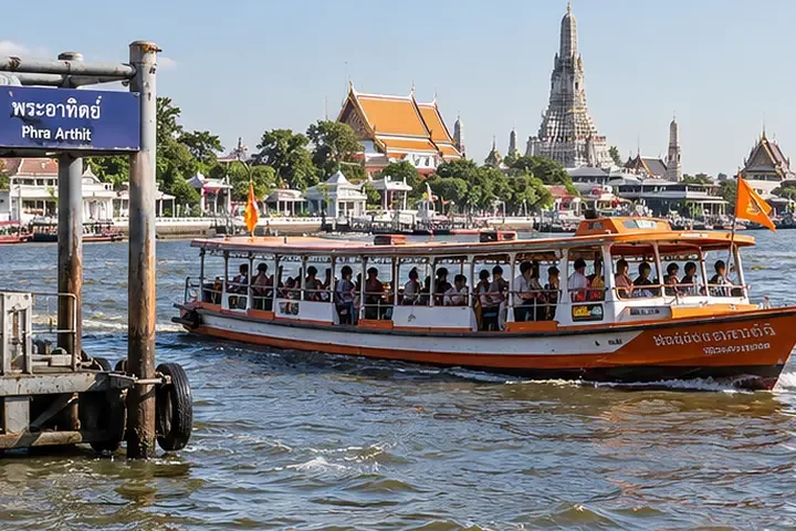 Chao Phraya River boat in Bangkok