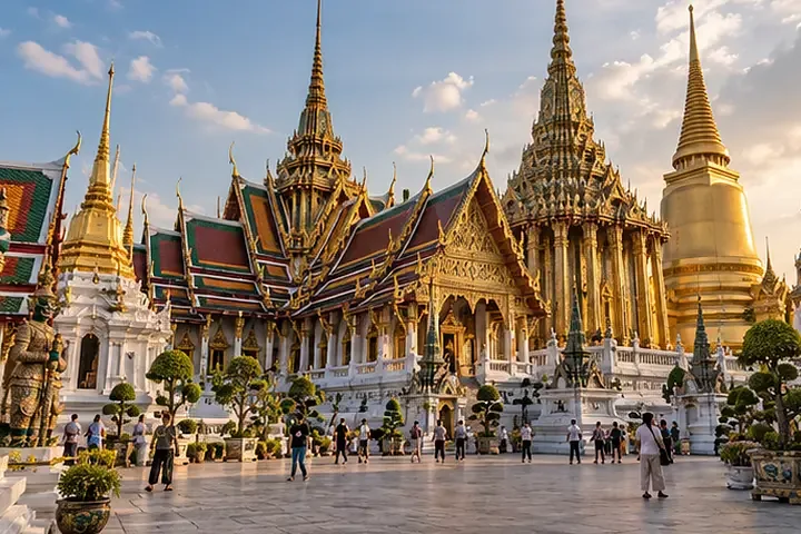 Grand Palace and Wat Phra Kaew in Bangkok