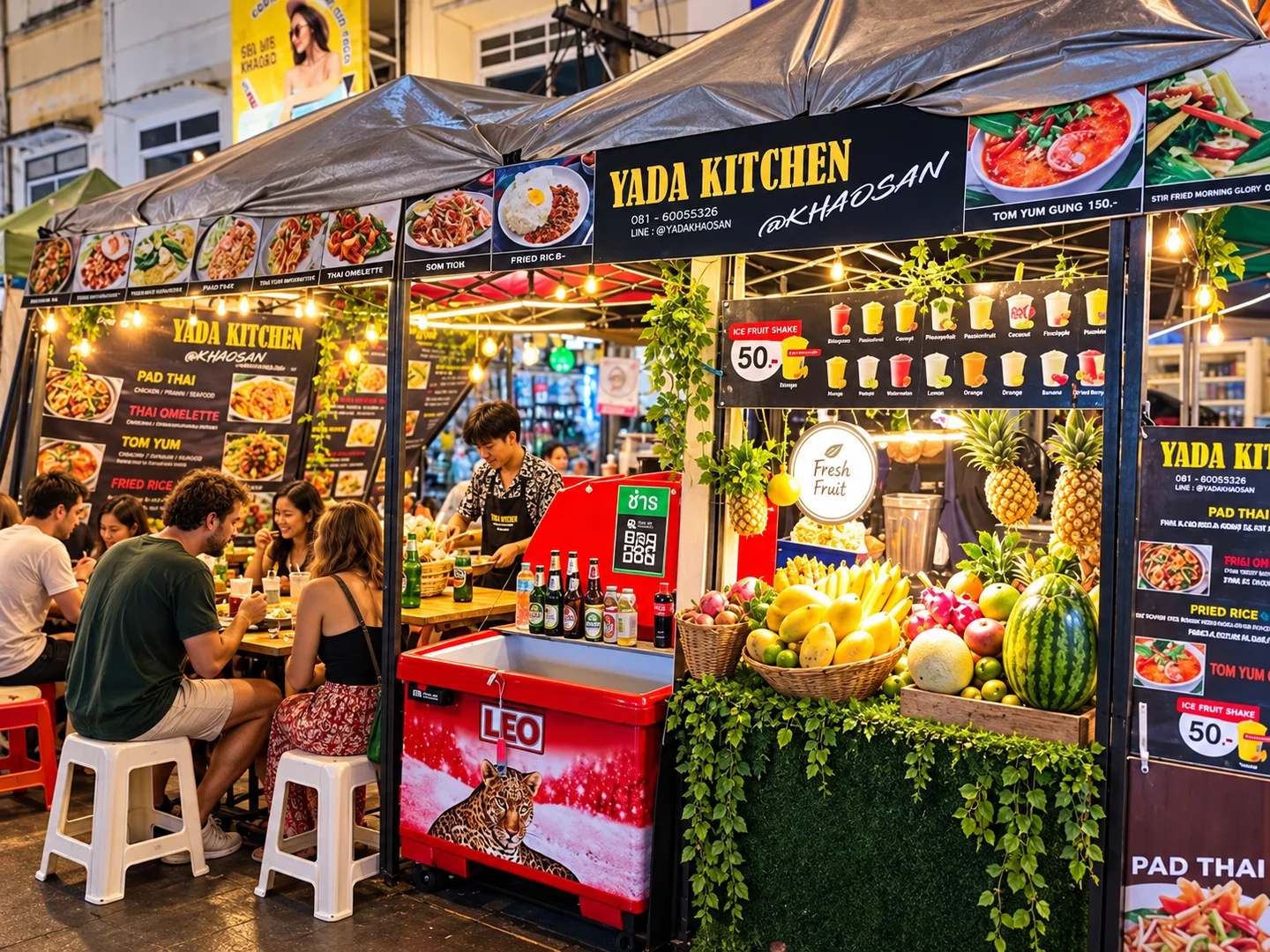 Yada Kitchen – Thai Street Food near Khaosan Palace Hotel Bangkok · restaurant view 1
