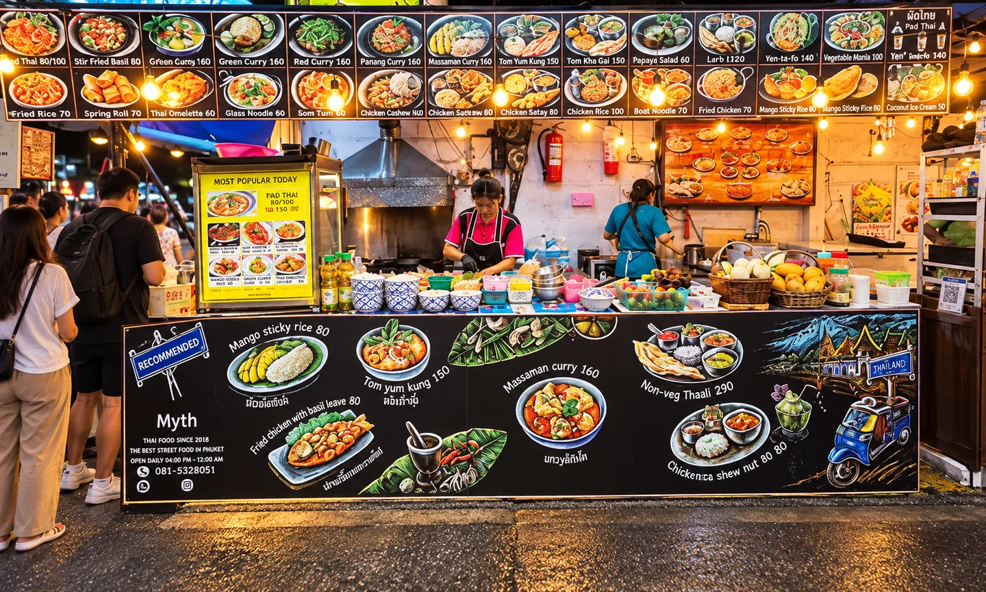 Yada Kitchen – Thai Street Food near Khaosan Palace Hotel Bangkok · restaurant view 2